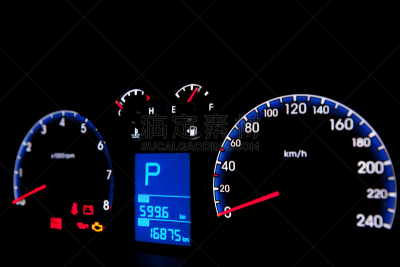 仪表板,汽车,公里,速度计,车轮,水平画幅,夜晚,陆用车,司机,特写
