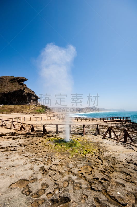 塞拉莱,阿曼,呼吸孔,海滩,dhofar,垂直画幅,岩石,无人,户外,波斯湾