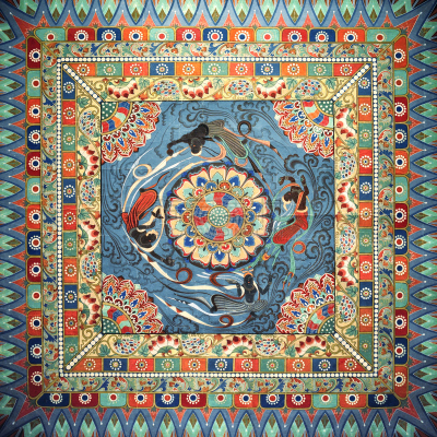 壁画,式样,莫高窟,唐朝,洞室,敦煌,丝绸之路,留白,灵性,纹理效果