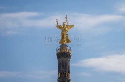 胜利纪念柱凯旋柱,柏林,旅途,交通,公园,城门,逃避现实,户外,建筑,哥柔瑟斯特恩街区