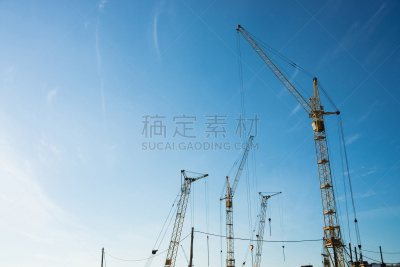 天空,城市,起重机,海洋,特写,背景,建筑设备,图像,巨大的,设计