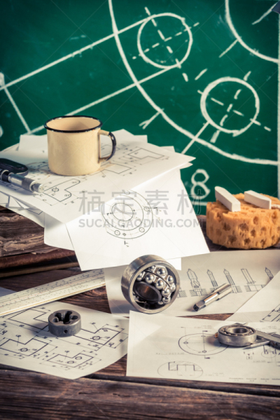 机件,工程师,书桌,垂直画幅,古老的,古典式,文档,想法,知识,学校