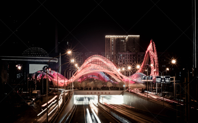 都市风景,夜晚,金融区,纤维光学,,山谷,互联网,桨叉架船,商务,照明设备