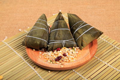 稻,饺子,粳米,端午节,米饺子,粘的,填塞料,绑扎了的,有包装的,猪肉