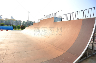半管,滑板坡道,空中技巧,自由式小轮车,滑板公园,斜面板,广州,体育场,褐色,休闲活动