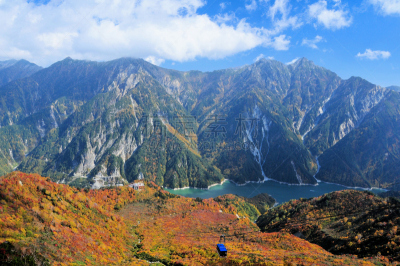 富山,黑部市,自然,天空,旅游目的地,水平画幅,秋天,无人,日本阿尔卑斯山脉,户外