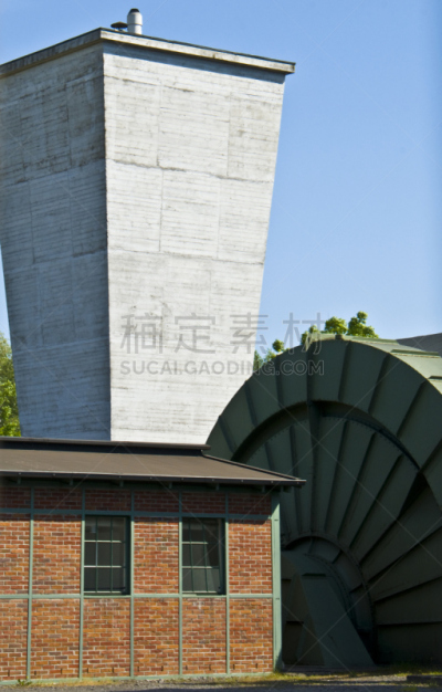 汉诺威,波鸿,矿坑,垂直画幅,北莱茵威斯特法伦州,建筑,无人,建筑外部,户外,建筑结构