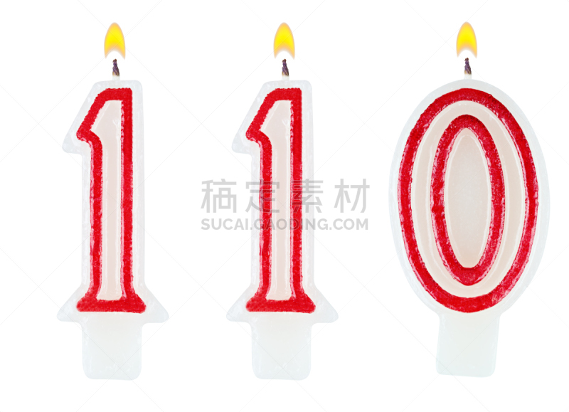 白色背景,蜡烛,数字1,分离着色,数字10,水平画幅,生日蛋糕,符号,蛋糕,周年纪念