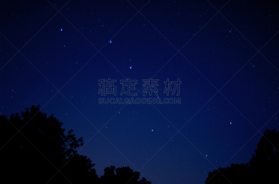 夜晚,天空,北斗七星,星座,星形,图像,巨大的,无人,大熊座,夏天