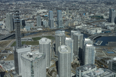 摄像机拍摄角度,主题建筑物,横滨高速铁路,横滨,水平画幅,地形,无人,日本,公寓,建筑结构