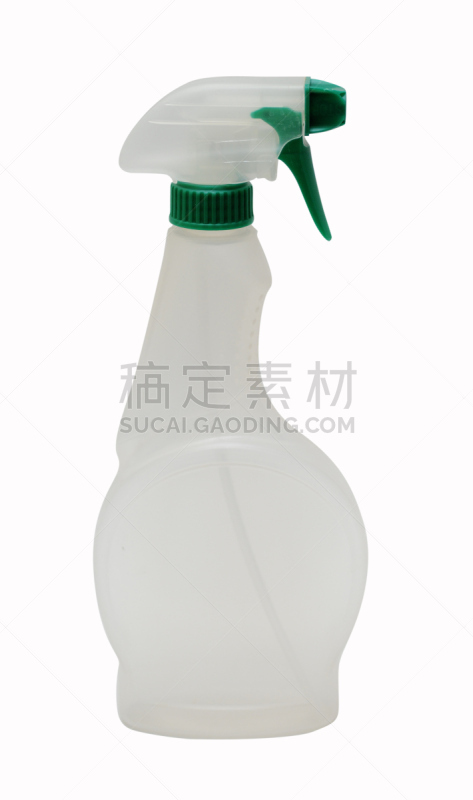 喷雾瓶,垂直画幅,留白,面无表情,无人,家庭生活,白色背景,塑胶,背景分离,白色