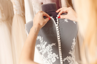 裁缝,衣服,技能,纽扣,女性,水平画幅,商店,外衣,特写,工艺品