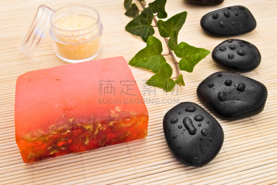 肥皂,水平画幅,彩色图片,华贵,无人,spa美容,竹子,卫生,自制的,按摩