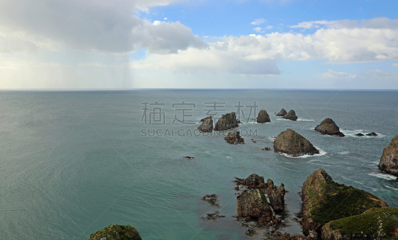 雨,努盖特角,水,天空,美,水平画幅,云,无人,户外,风景