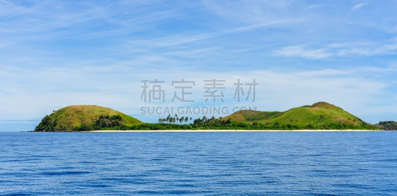 玛娜岛,斐济,自然,度假胜地,水平画幅,沙子,无人,蓝色,全景,夏天