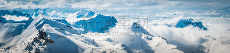 高视角,雪,白色,冬天,山脉,阿尔卑斯山脉,全景,云,米伦莫伦,希尔特峰