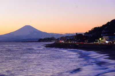 曙暮光,山,富士山,美,水平画幅,无人,日本,户外,云景,著名自然景观