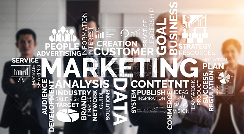 市场营销,技术,商务,数字化显示,专业人员,人,概念,专门技术,策略,做计划
