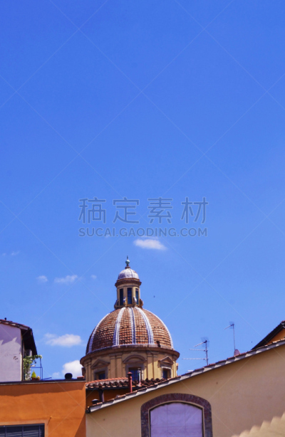 圆顶建筑,佛罗伦萨,布希曼族,垂直画幅,天空,城镇景观,建筑,欧洲,古老的