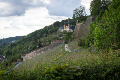 Idyllic view of Festung Marienberg, Würzburg, in South Germany