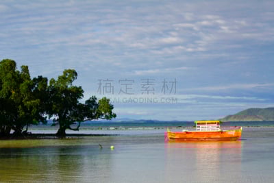马达加斯加,传统,船,诺兹比,岛,旅途,热带气候,桨叉架船,马拉加什人,自制的