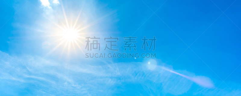 太阳,热浪,气候,仅天空,天空,水平画幅,套色版,无人,夏天,云景