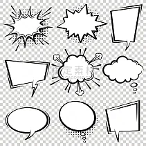漫画书 对话气泡框 盒子 黑白图片 日本漫画风格 泡泡 幽默 文字 复古风格 想法图片素材下载 稿定素材 漫画书 对话气泡框 盒子 黑白图片 日本漫画风格 泡泡 幽默 文字 复古风格 想法图片素材下载 稿定素材