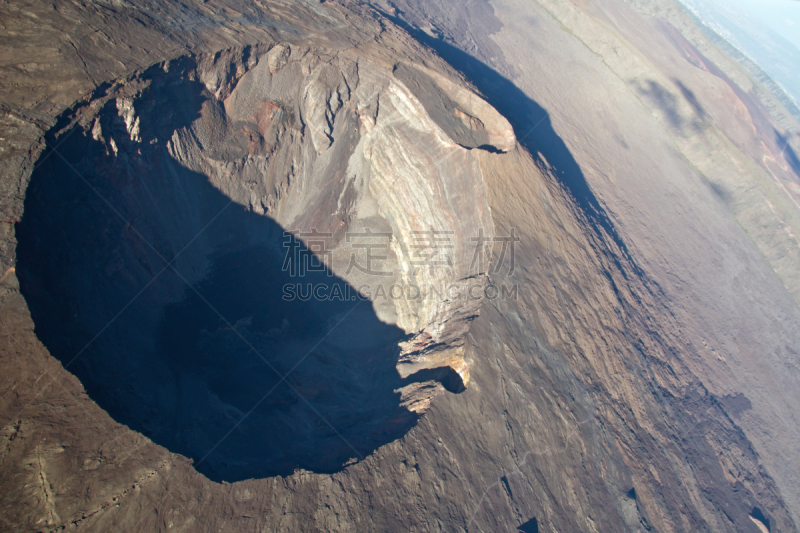 火山口,弗尔乃斯火山,法国海外领土,水平画幅,地形,熔岩,印度洋,地质学,无人,火山地形