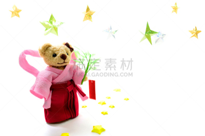 七夕节,两地情,竹子叶,神话,留白,星系,水平画幅,无人,夏天
