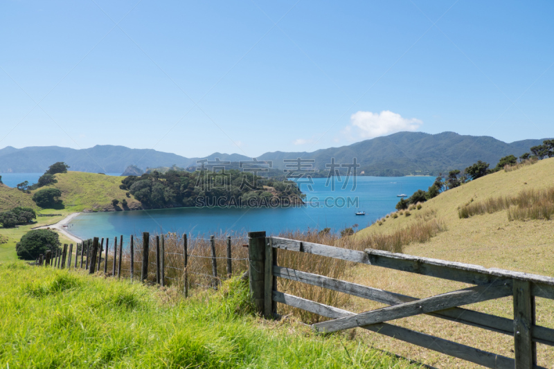 乌鲁普卡普卡岛,bay of islands,新西兰,看风景,丘陵,水平画幅,山,无人,夏天,海岸地形
