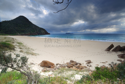 史蒂芬港,海滩,自然美,在上面,天空,休闲活动,水平画幅,沙子,户外