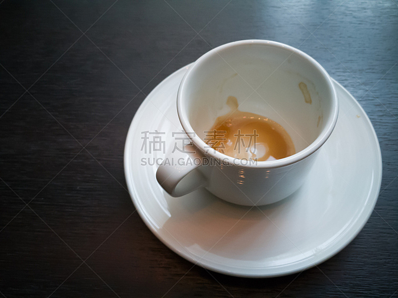 空的,咖啡杯,褐色,水平画幅,无人,奶油,早晨,饮料,特写,泰国