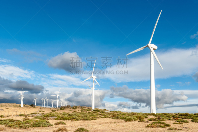 山,磨坊,发电站,升压站,可持续生活方式,风轮机,风力,天空,风,水平画幅