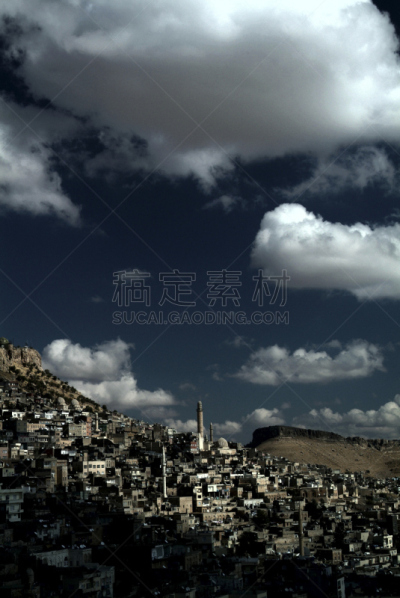 城市,垂直画幅,天空,蓝色,白色,人种,亚洲,云,今天城市,马尔丁