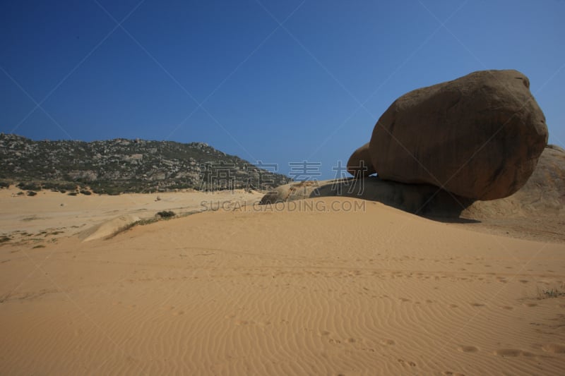 越南,岩石,沙丘,野外动物,藩朗,自然,水平画幅,2015年,早晨,旅行者