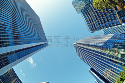 金丝雀码头,伦敦,未来,水平画幅,无人,玻璃,英格兰,夏天,户外,都市风景