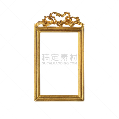 蝴蝶结,相框,黄金,王冠,垂直画幅,留白,古董,边框,古老的,古典式