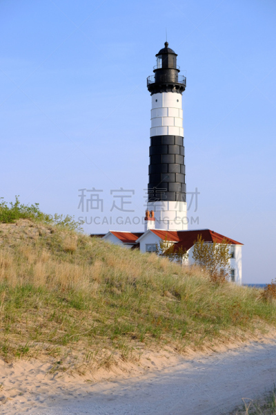 灯塔楼,沙丘,1867,锐角,巨大的,家具,黑色,垂直画幅,天空,沙子