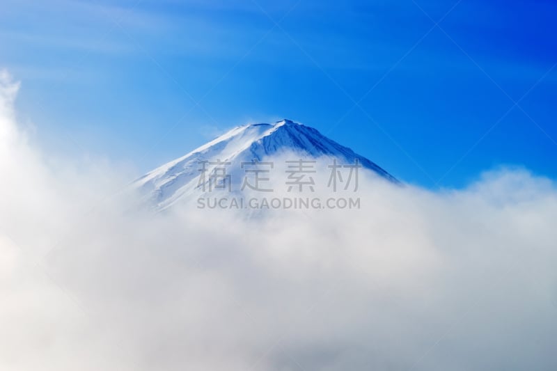 河口湖,富士山,黎明,背景聚焦,富士河口湖,水平画幅,雪,无人,早晨,户外