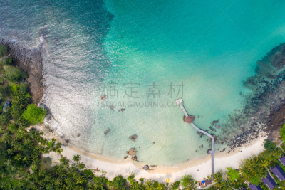 泰国,海洋,桥,海滩,航拍视角,岛,自然美,鸡尾酒,木制,热带气候