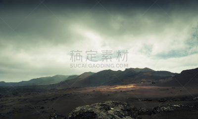 熔岩,火山,沙漠,褐色,气候,兰萨罗特岛,水平画幅,无人,大西洋群岛,夏天