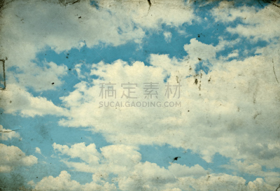 天空,背景,天堂,古董,水平画幅,仿旧磨损的效果,手稿,无人,蓝色,古老的