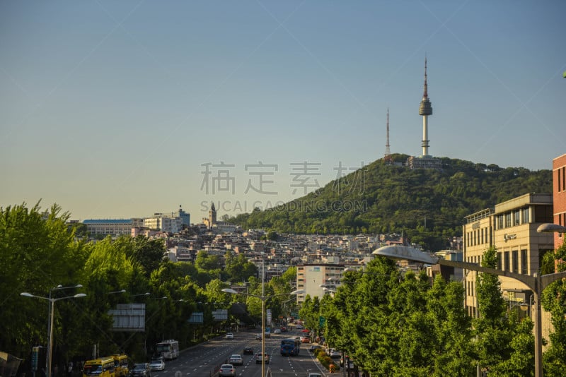 여름 풍경 서울한국