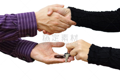 女人,房间钥匙,秒表,双胞胎,水平画幅,顾客,家庭生活,房地产经纪人,特写,汽车销售人员