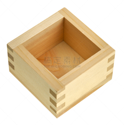 枡,日本青酒,木制,日本,盒子,餐具,垂直画幅,无人,板条箱,白色背景