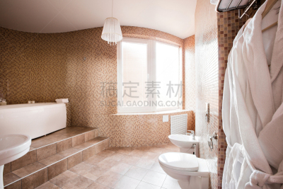极简构图,浴室,窗户,华贵,浴盆,室内设计师,留白,流域保护区,光,现代