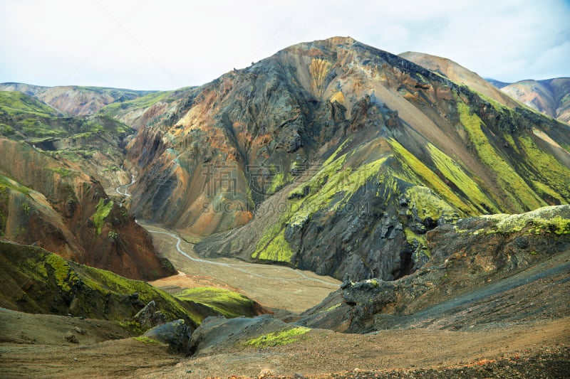 兰德玛纳,山,Fjallabak Nature Reserve,地热发电站,水平画幅,沙子,火山地形,苔藓,爆发