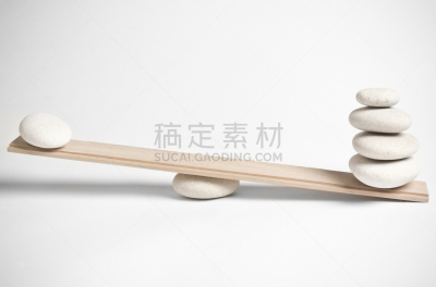 跷跷板,白色,鹅卵石,概念,个性,比例,与众不同,秤,团队
