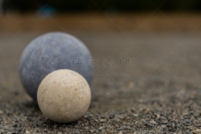 球,留白,白色,室外地滚球,关闭的,蓝色,选择对焦,公园,褐色,水平画幅