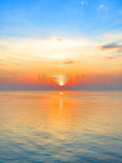 海景,水平线,影像年代,垂直画幅,天空,留白,平视角,健康,夏天,日落